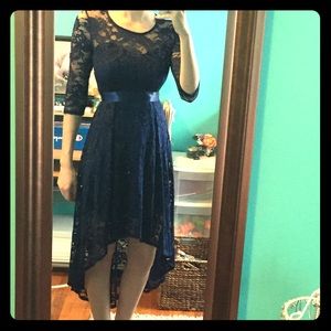 Navy Blue Casual Dress